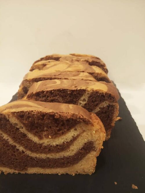 Bizcocho de vainilla y chocolate (VEGANO)
